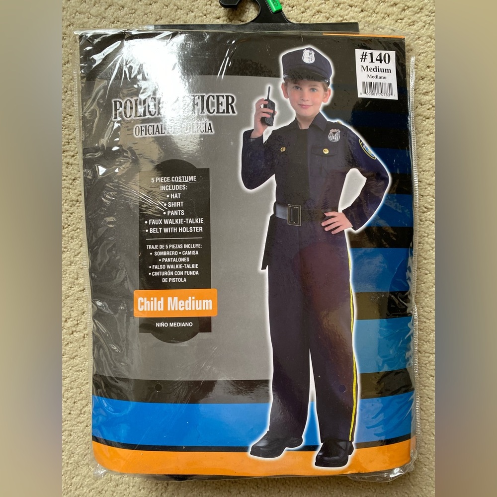 Police Officer costume size medium